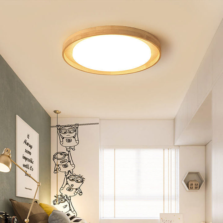 Simple Round LED Flush Mount Ceiling Light
