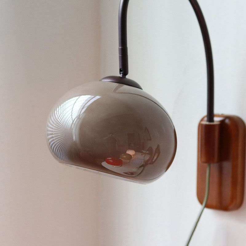 European Solid Wood Wall Sconce