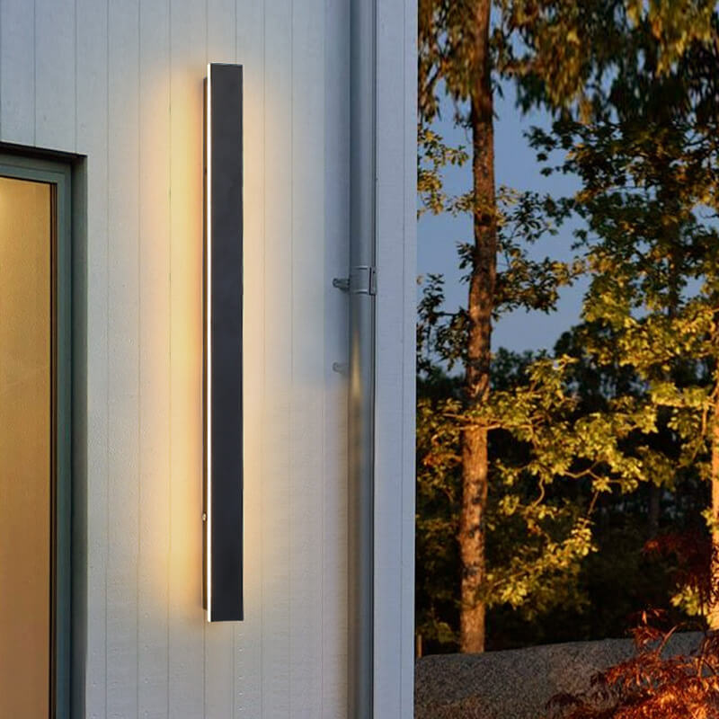 Retro Rectangular Waterproof LED Wall Sconce