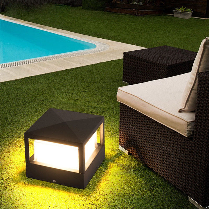 Industrial Cylinder Aluminum Waterproof LED Garden Light