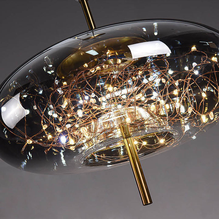 Nordic Cylinder Glass Pendant Light