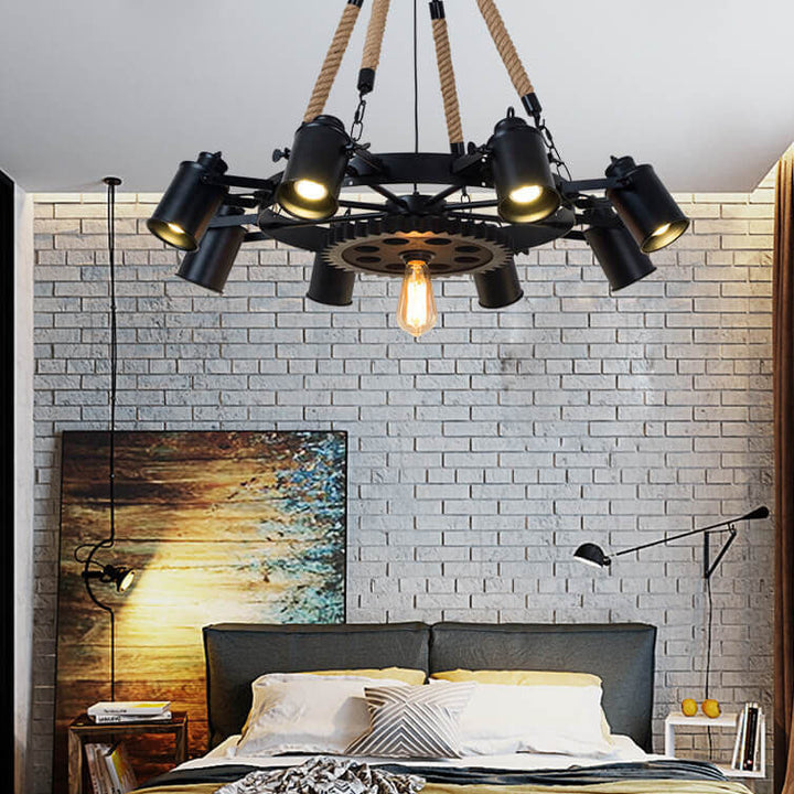 Contemporary 11-Light Chandelier
