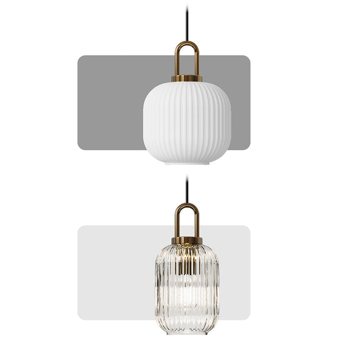 Contemporary Round Stainless Steel Pendant Light