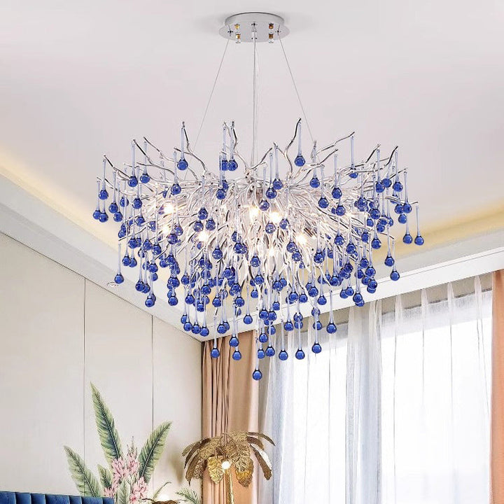 Modern Branch Aluminum Chandelier