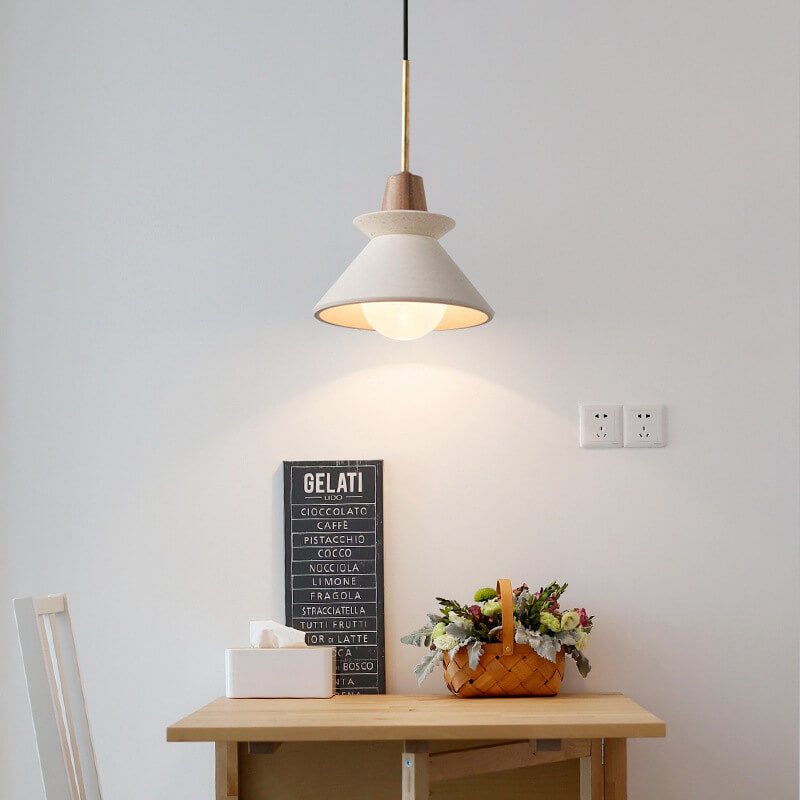 White Minimalist Pendant Light