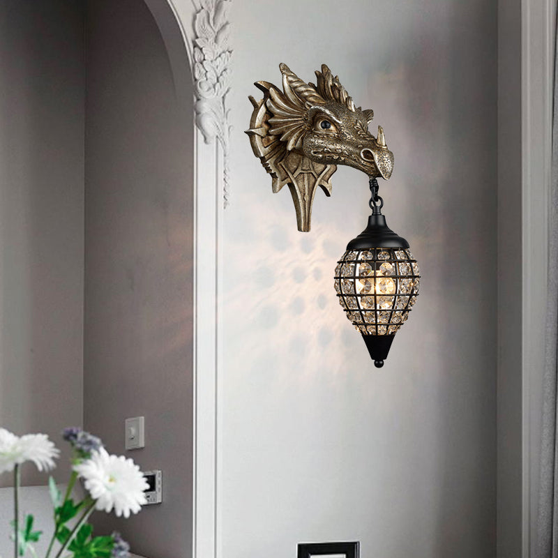 European Traditional Crystal Wall Sconce