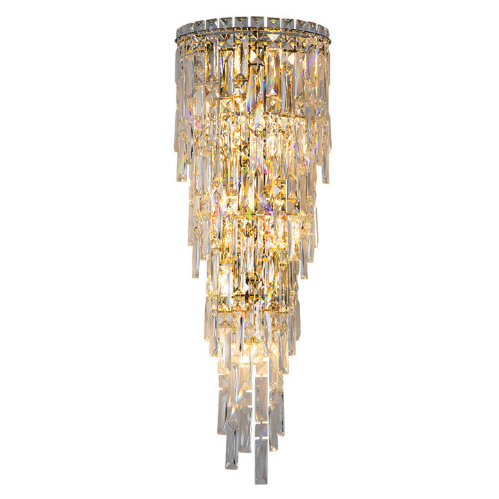 Contemporary Crystal Wall Sconce