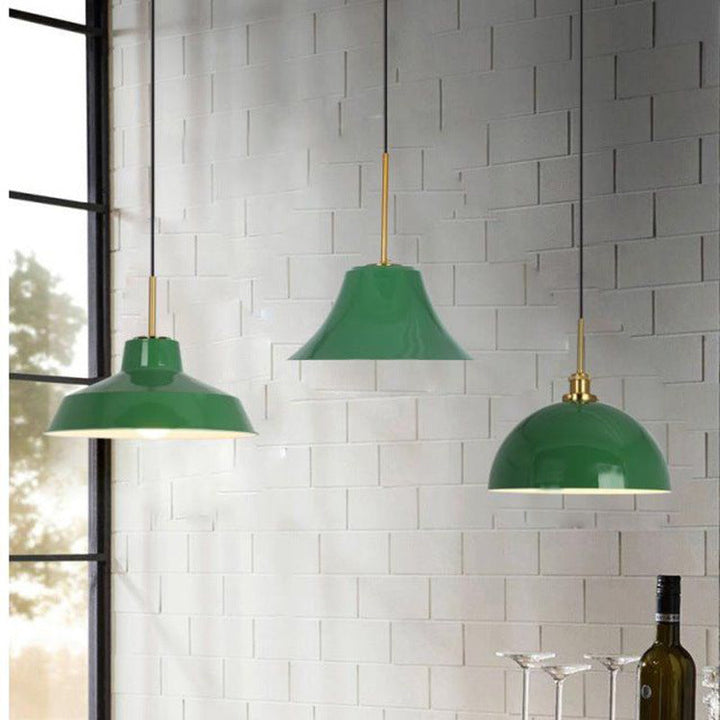 Industrial Dome Iron Pendant Light