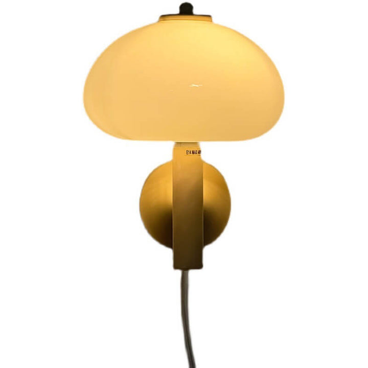 Contemporary Dome Glass Wall Sconce
