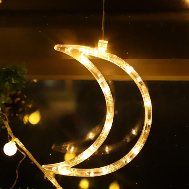 Santa Snowman Window Suction LED Lights
