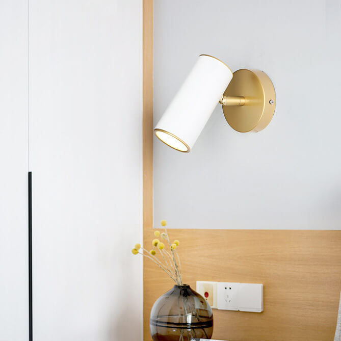 Modern Cylindrical Reading Wall Light