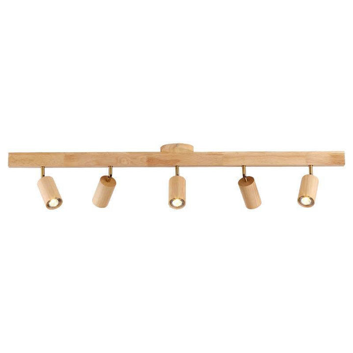 Minimalist Solid Wood LED Track Light