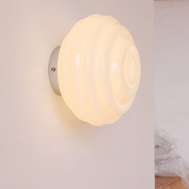 Nordic Round Glass Wall Sconce