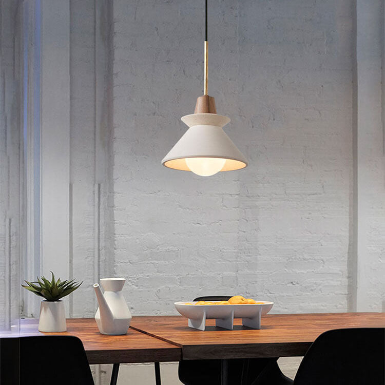 White Minimalist Pendant Light