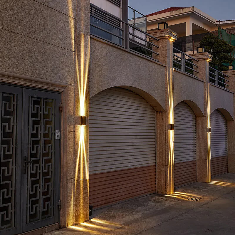 Minimalist Rectangular Aluminum LED Outdoor Wall Light
