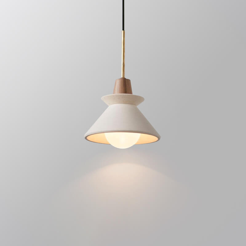 White Minimalist Pendant Light