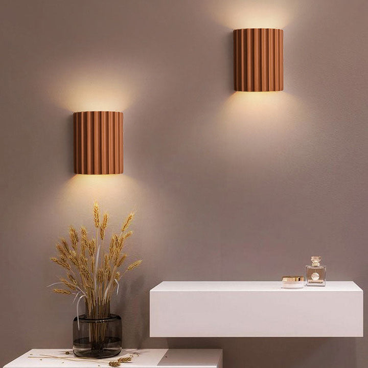 Contemporary Resin 2-Light Wall Sconce