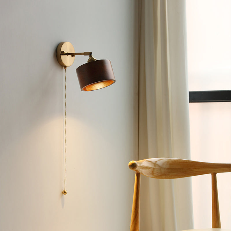 Nordic Round Copper Wall Sconce
