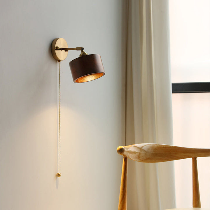 Nordic Round Copper Wall Sconce