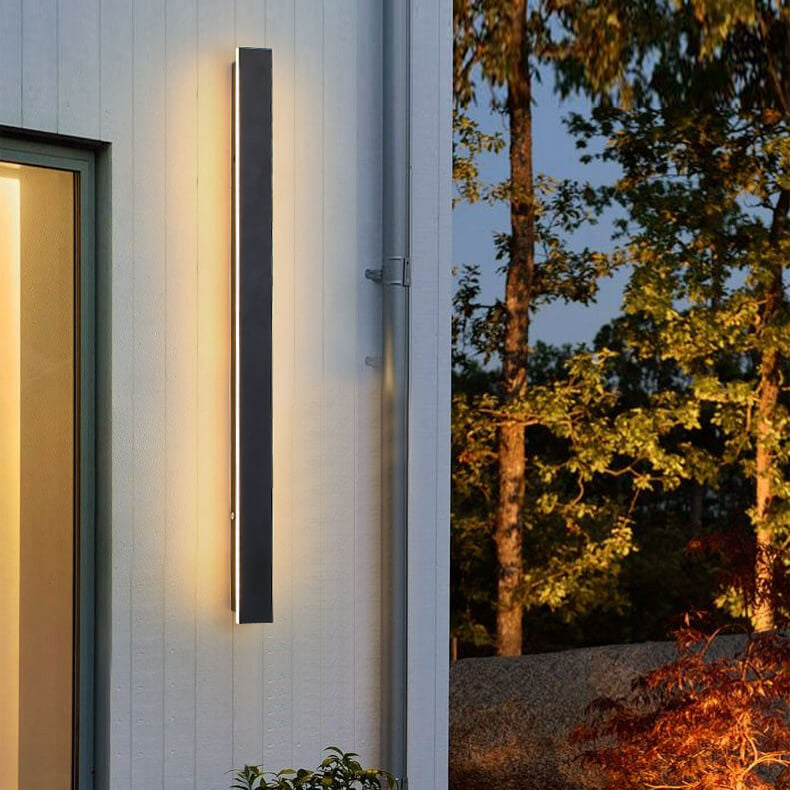 Retro Rectangular Waterproof LED Wall Sconce