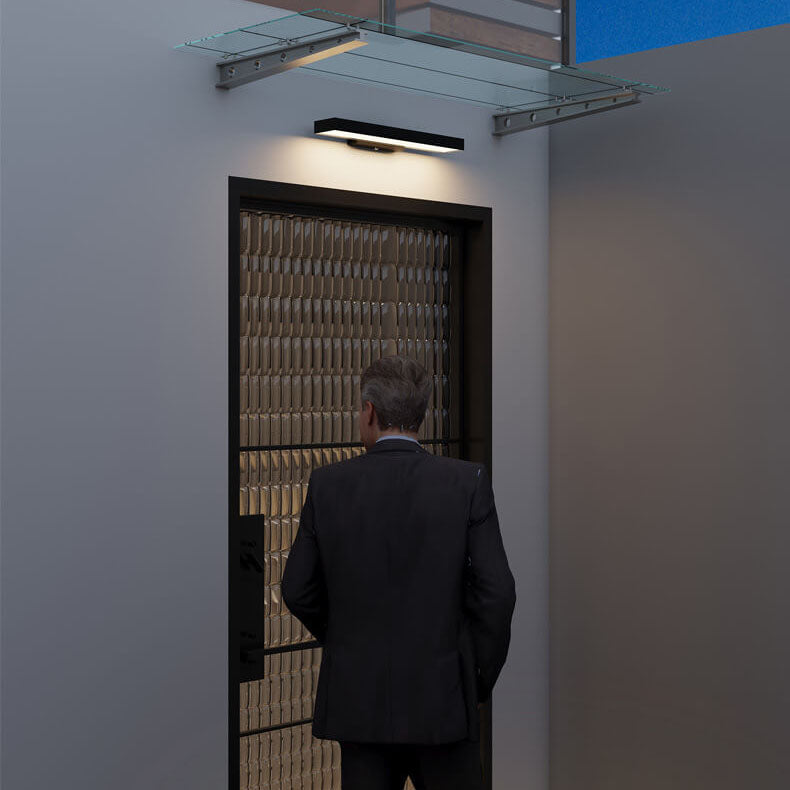 Minimalist Rectangular Waterproof LED Wall Sconce