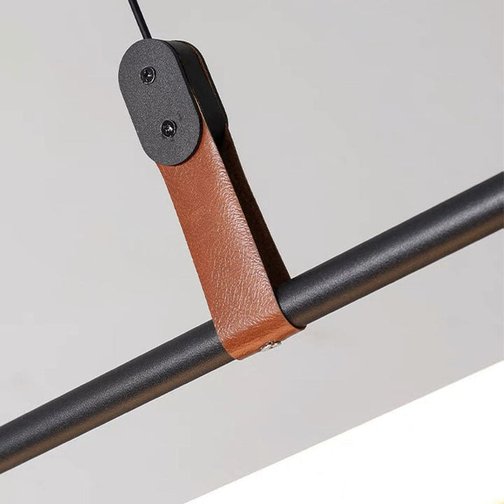 Minimalist Leather LED Chandelier