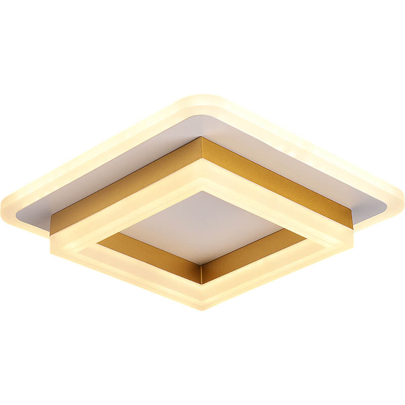 Nordic Square Acrylic LED Flush Mount Ceiling Light