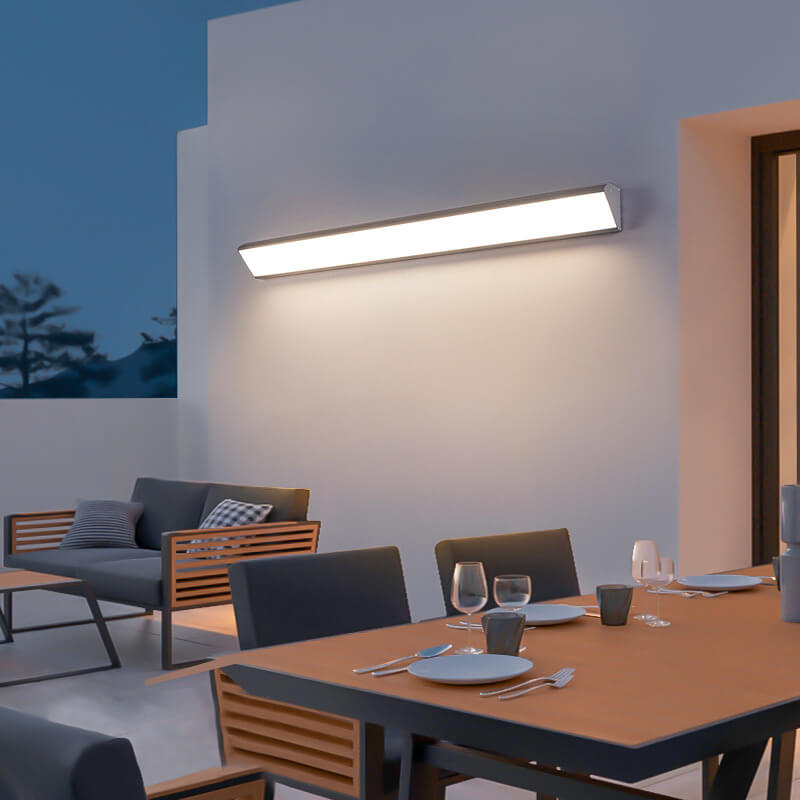 Minimalist Aluminum Waterproof LED Wall Sconce