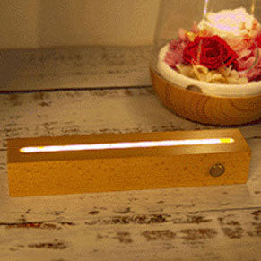 Acrylic Plate LED Table Lamp - 15 Designs