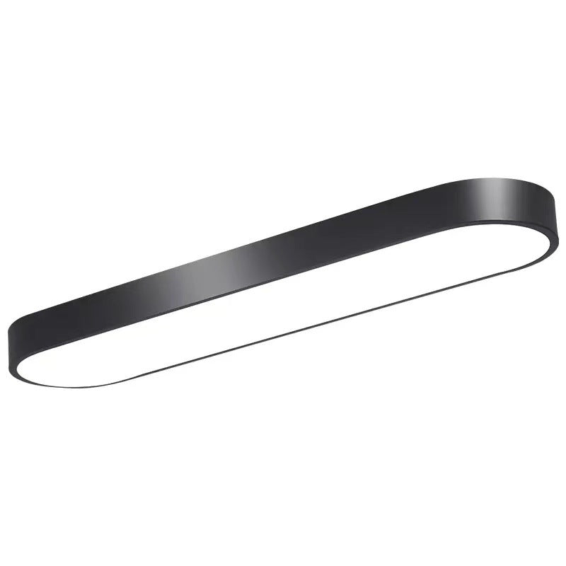 Elliptical Minimalist Acrylic LED Flush Mount Ceiling Light