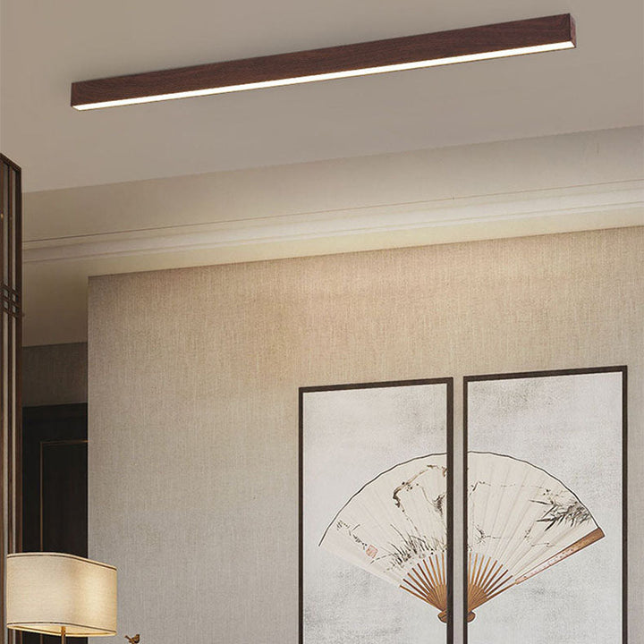 Minimalist Aluminum LED Flush Mount Ceiling Light