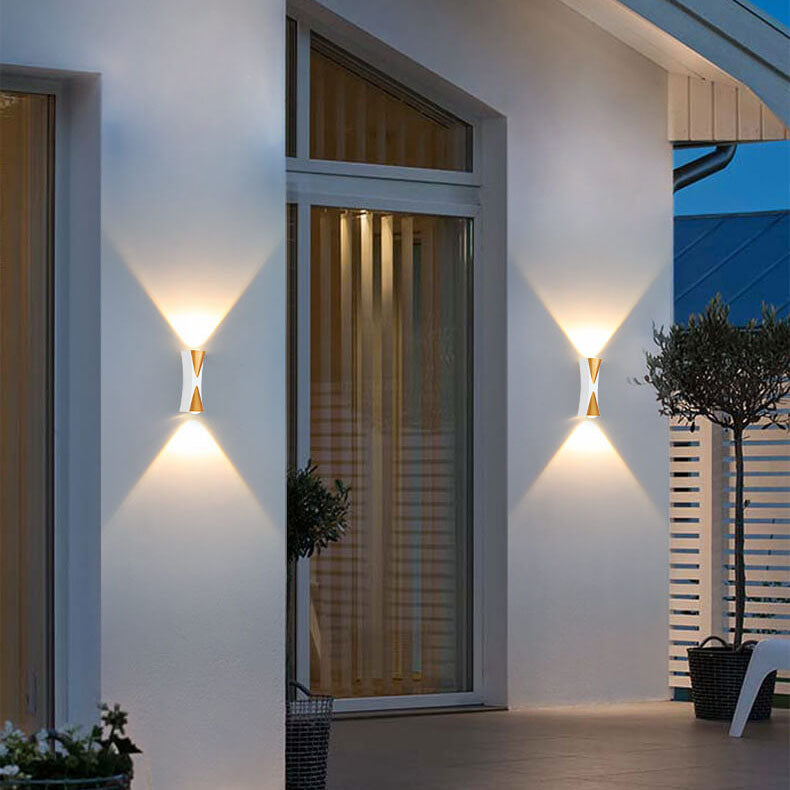 Simple Aluminum Waterproof LED Wall Sconce