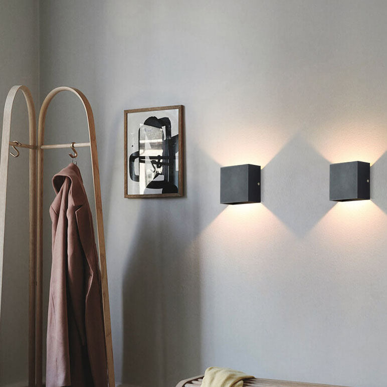 Minimalist Square Aluminum LED Wall Sconce