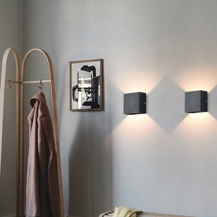 Minimalist Square Aluminum LED Wall Sconce
