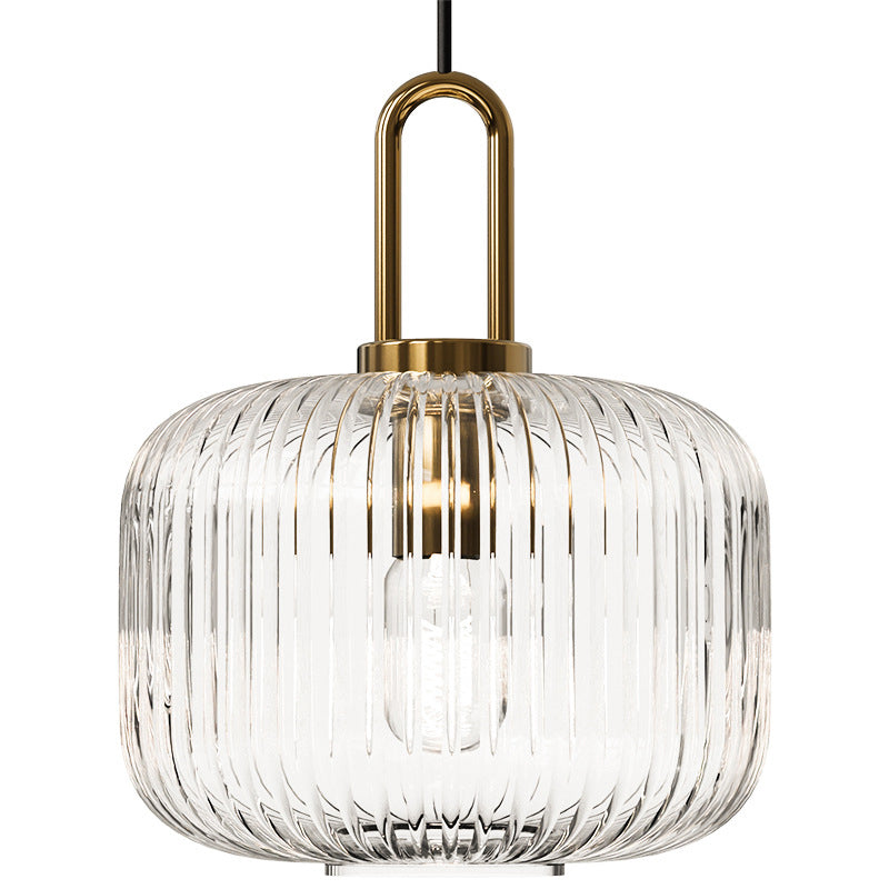 Contemporary Round Stainless Steel Pendant Light