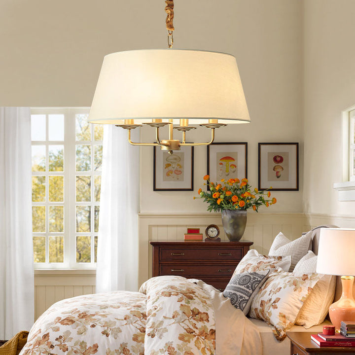 Vintage Iron 4-Light Pendant Light