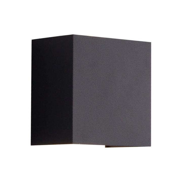 Modern Square Aluminum Waterproof LED Wall Sconce