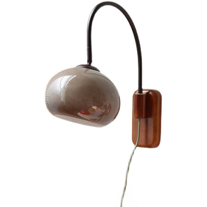 European Solid Wood Wall Sconce