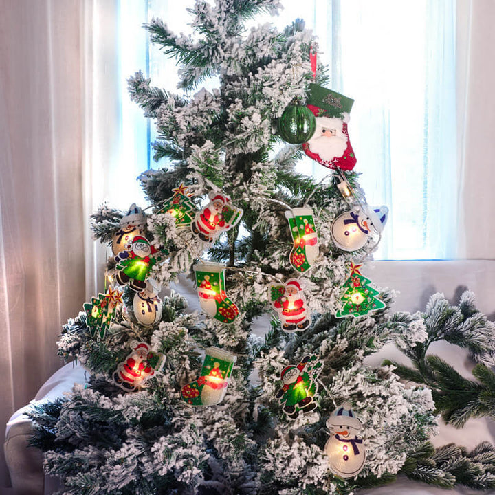 Hanging Christmas Tree LED Lights