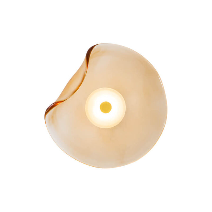 Minimalist Round Glass LED Wall Sconce