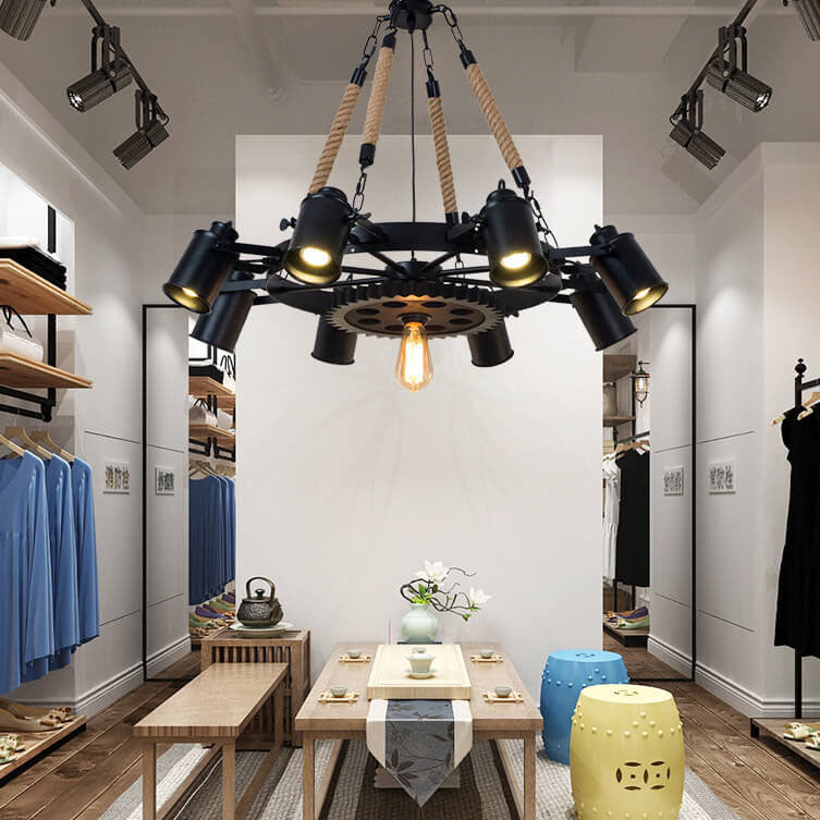 Contemporary 11-Light Chandelier