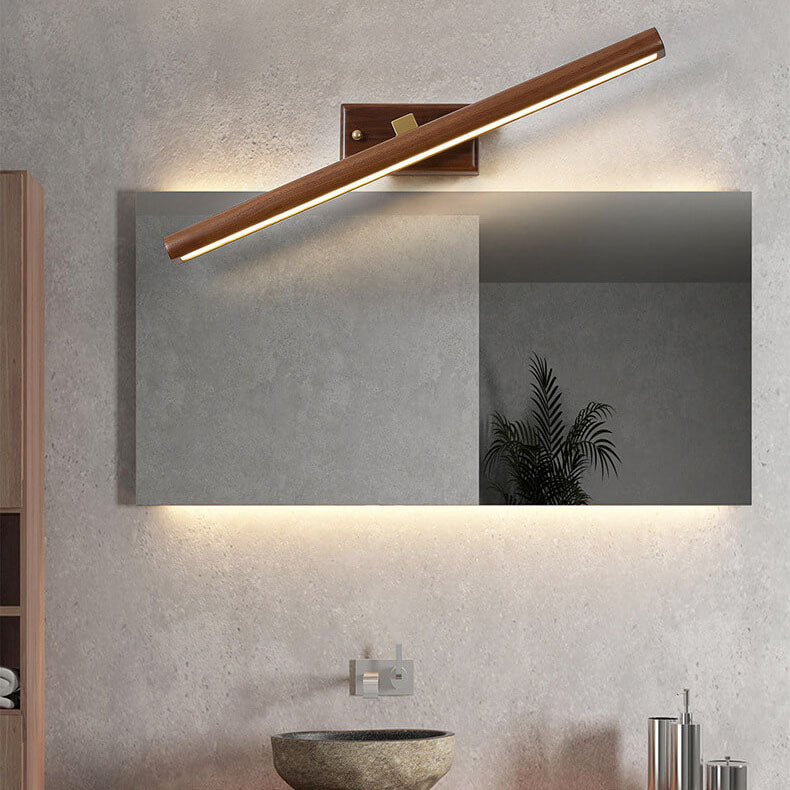 Minimalist Cylinder Copper LED Vanity Light