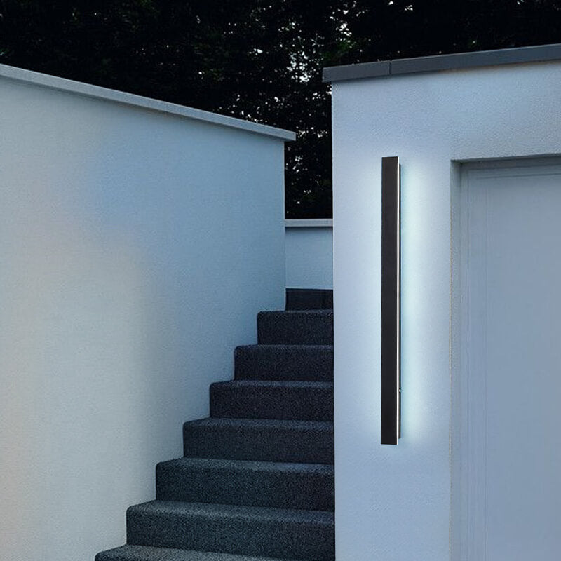 Retro Rectangular Waterproof LED Wall Sconce