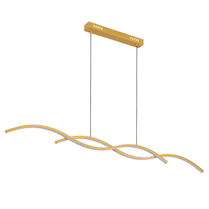 Minimalist Wave LED Chandelier
