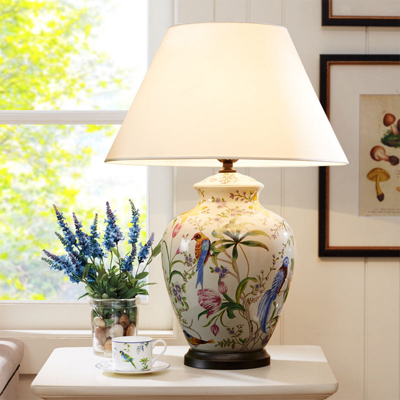 Modern Flower Ceramic Table Lamp