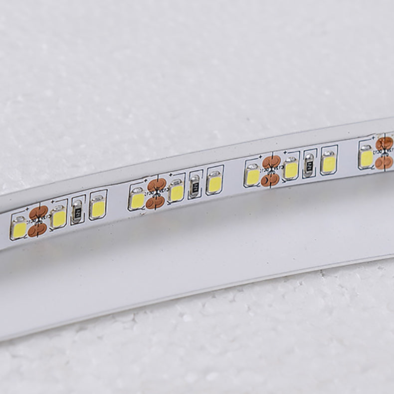 Transitional Aluminum LED Semi-Flush Ceiling Light