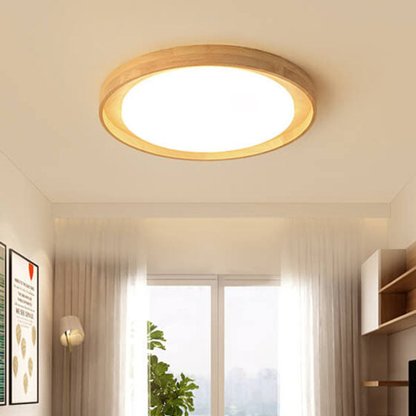 Simple Round LED Flush Mount Ceiling Light