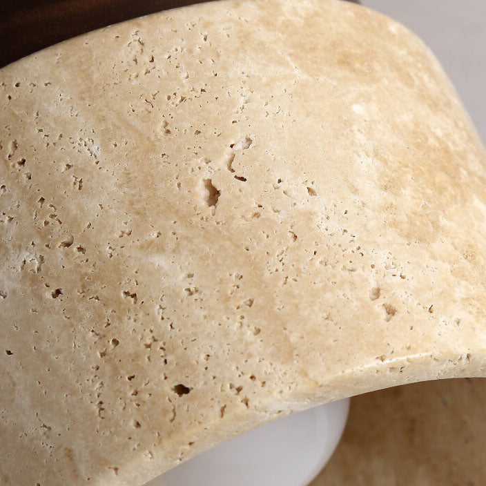 Minimalist Round Semi-Flush Ceiling Light