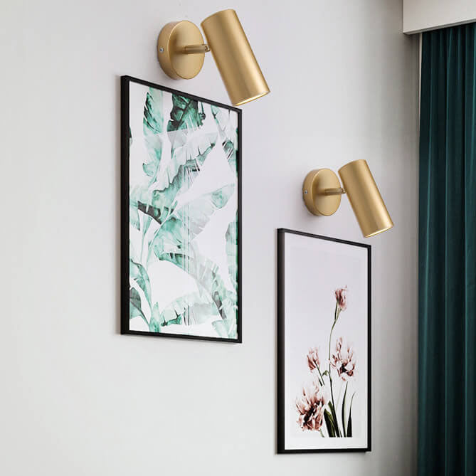 Modern Cylindrical Reading Wall Light