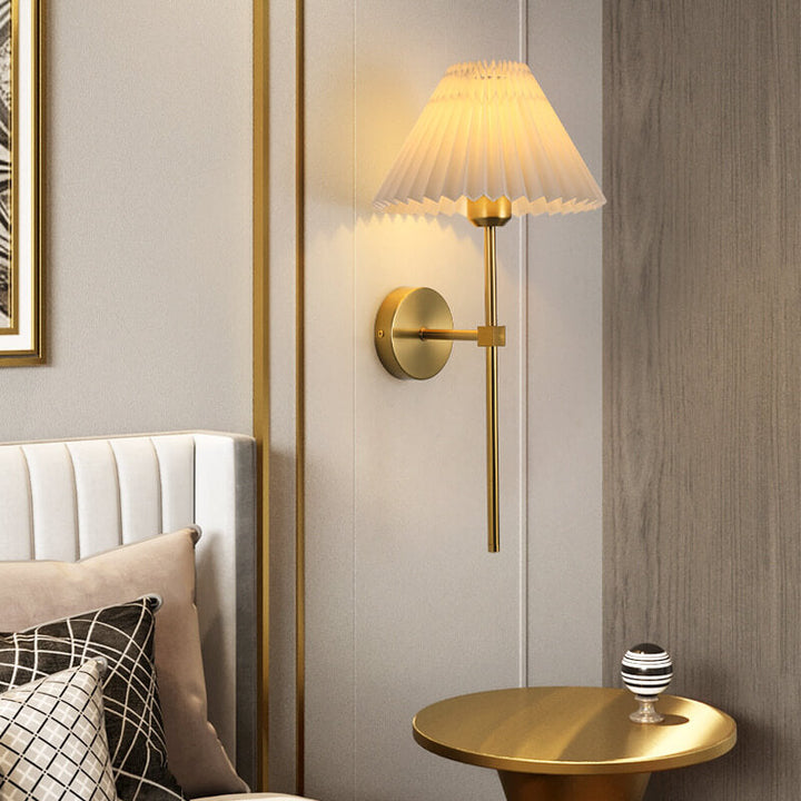 Vintage Fabric Wall Sconce